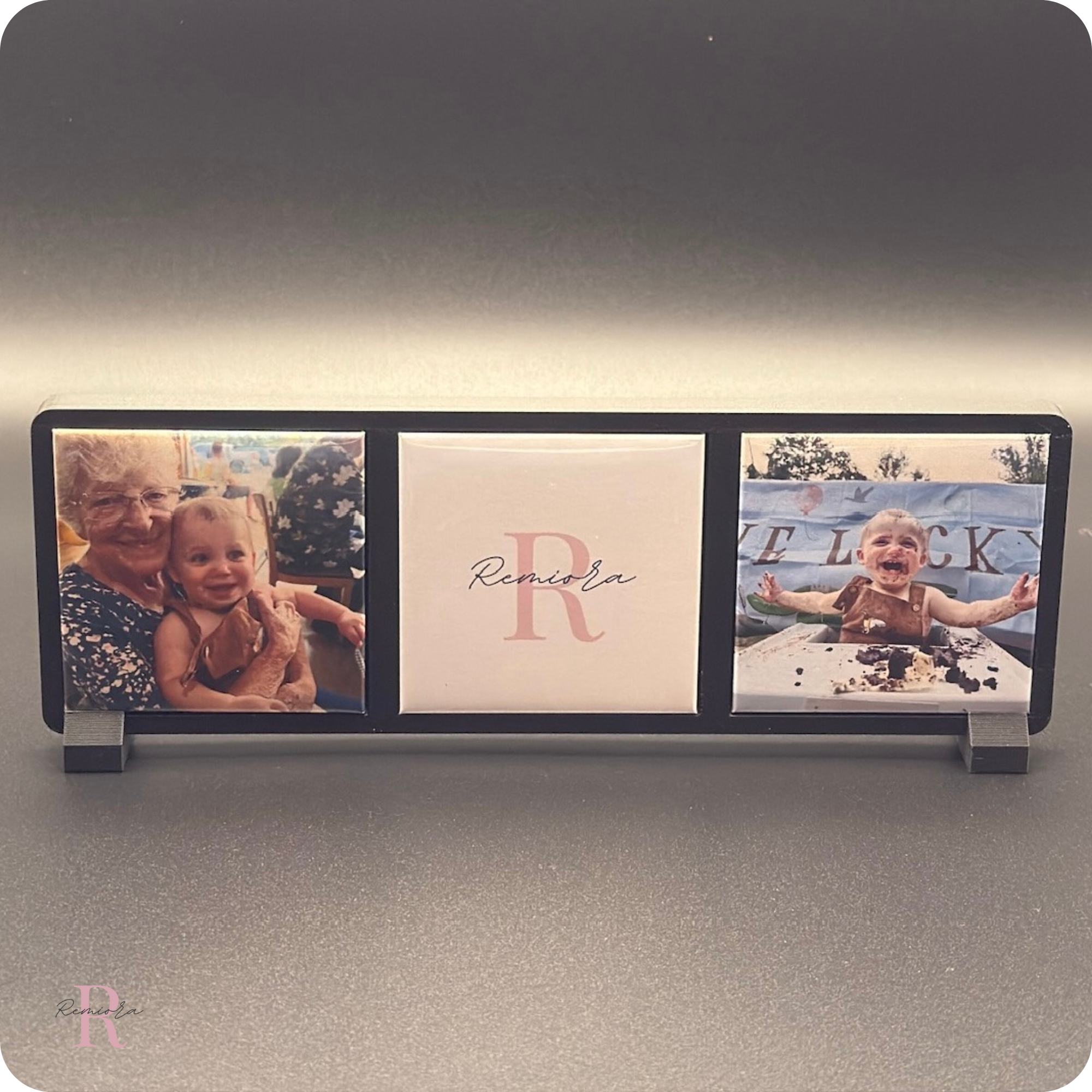 1x3 Custom Frame + Photo Magnet Bundle