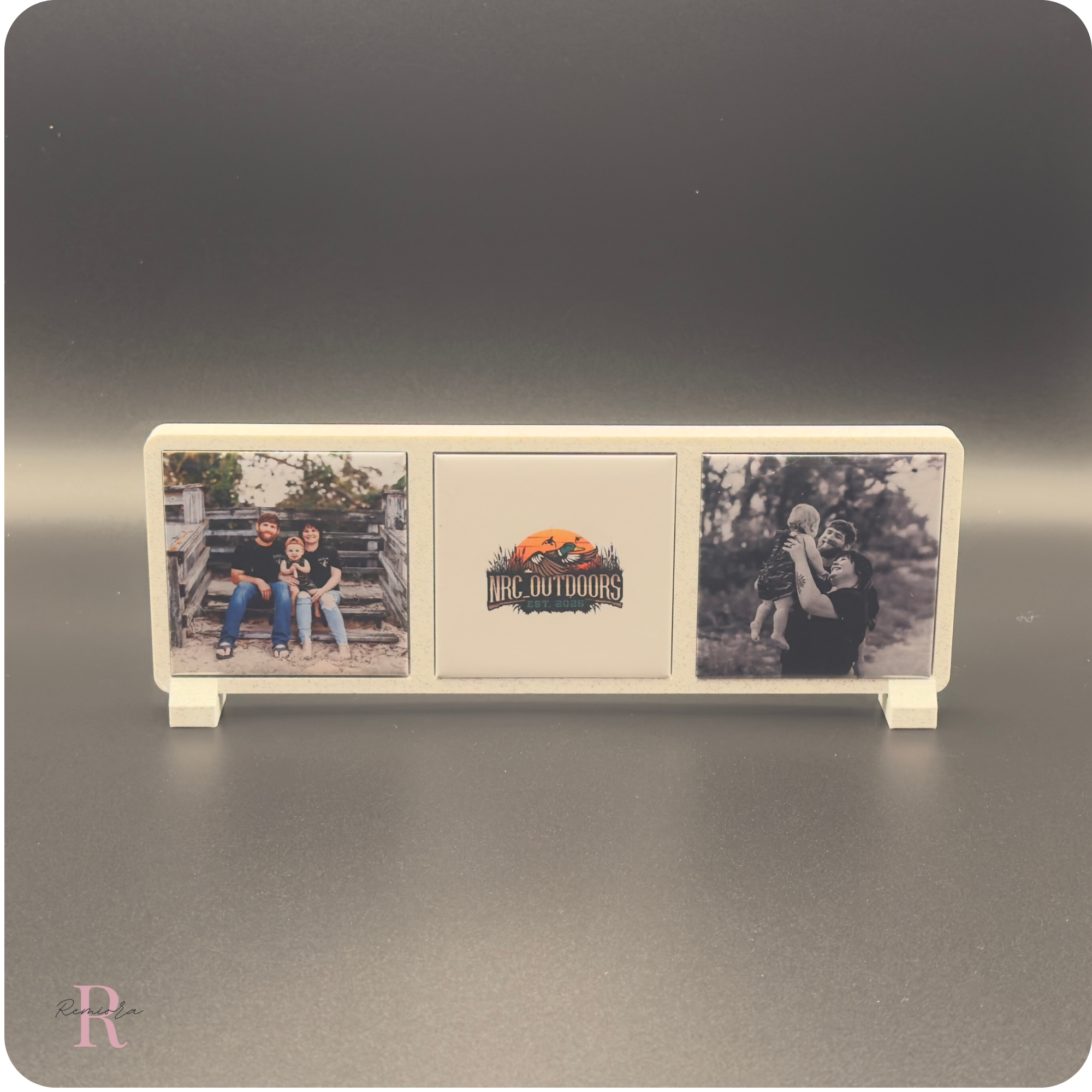 1x3 Custom Frame + Photo Magnet Bundle
